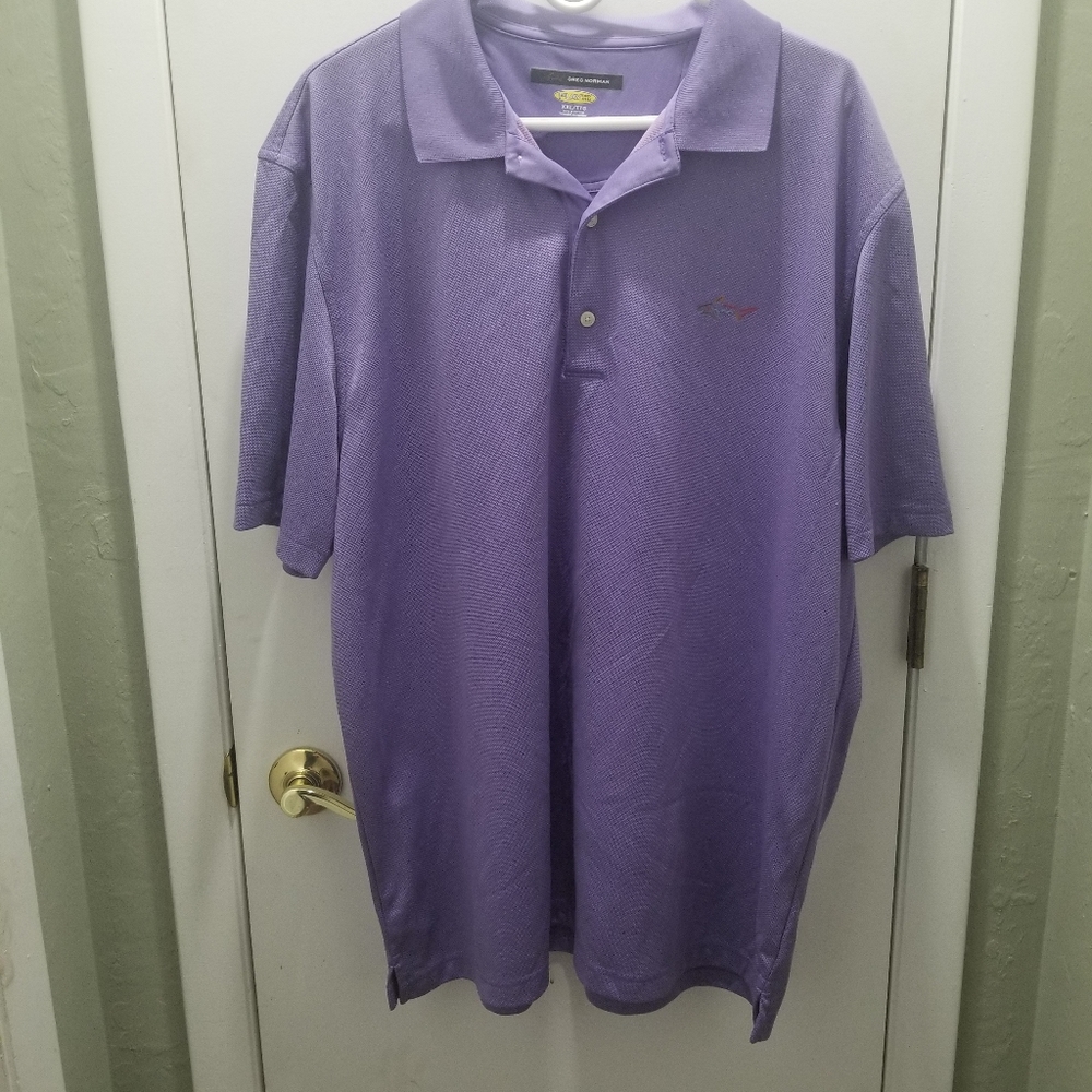Greg Norman Play Dry Purple Polo Shirt xxl